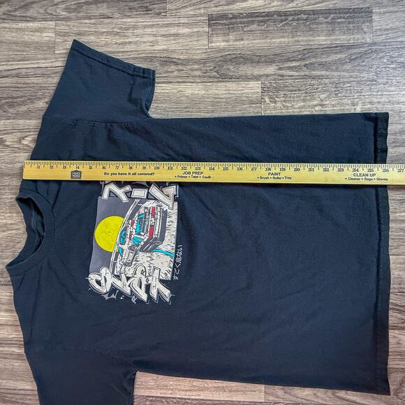 Black Drift JDM Racing Tee Japanese Cars Graphic Streetwear Anime Style Shirt - Picture 5 of 5